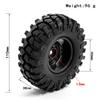 RC Crawler Rubber Tires RC Car Tires with Wheel Rims Replacement for 1 10 Traxxas TRX 4  Axial SCX10 90046 90047 CC10