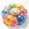 Brinquedos de Bolinho de Massa Simulados Apertáveis Squishy Coloridos com Glitter Anti Estresse Aliviar o Estresse Para Crianças Adultos Brinquedo para Aliviar o Estresse