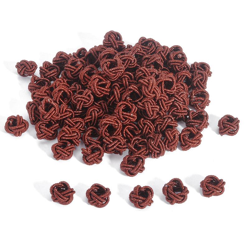 Renkli Spiral Düğüm Kendin Yap Bileklik Malzemeleri: Kırmızı El Yapımı Dokuma İp, Örgülü Halat Aksesuarlı