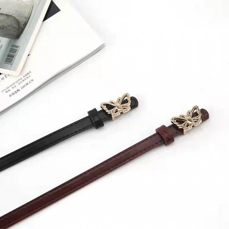 Butterfly Elegant Black Decorated Womens Fashionable Denim Pants Belt For Outfits Stylish