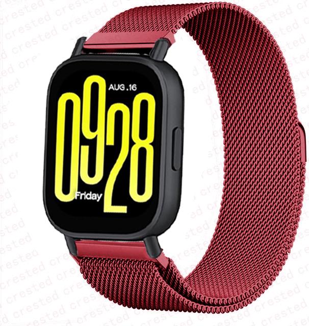 Milanese loop Strap for Xiaomi Redmi Watch 5 Active Metal Stainless Steel Bracelet correa Redmi Watch 5 Lite Magnetic Wristband
