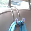 Seat 4pcs Stainless Back Car Steel Hook Headrest Mount Bag Hanger Organizer