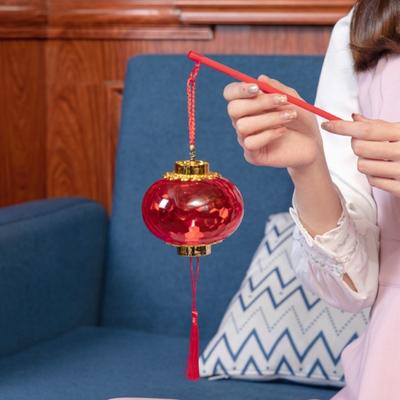 Chinese Festive Lantern Decorative Luminous Chinese Retro Style Portable Lantern Lamp