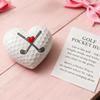 Heart Shaped Golf Pockets Hug Gift Motivational Golf Ball Heart Shaped Ball Encouragement Inspirational Quote Cards For Women