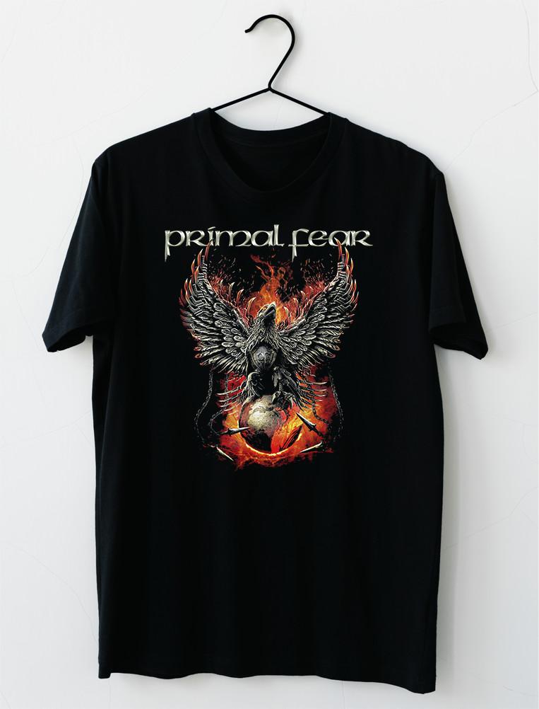 Primal Fear German Power Metal Band Cotton Black S-4XL Unisex T Shirt CM649 Unisex T-Shirt L