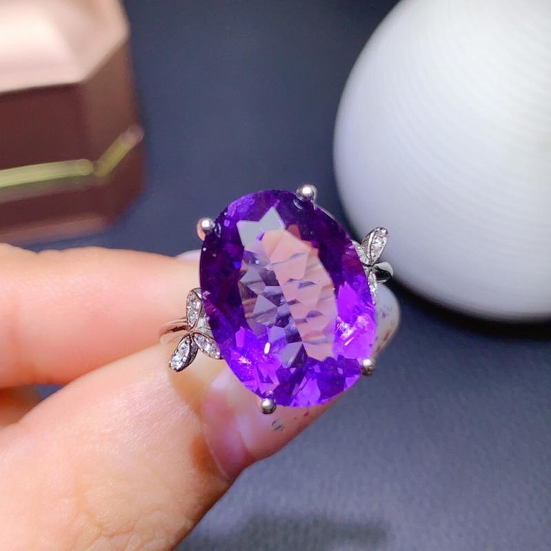  Bella Box Temperament Simple Oval Ανοιγόμενα Δαχτυλίδια για Γυναικείες Ζιργκόν Αρραβωνιαστικού πάρτι Fine Jewelry Δώρο