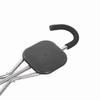 Folding Cane Stool Portable Walking Stick Chair Stainless Steel Elderly Crutch StoolBlack