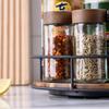 360 Degree Rotating Lazy Susan Turntable Versatile Rotating Storage Rack Round Wooden for Home Kitchen Pantry