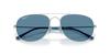 sunglasses 0RB3735 BAIN BRIDGE SILVER POLAR BLUE 60mm Polarized Ray-Ban (Silver/Blue) 003/S260