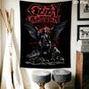 Ozzy Osbourne Wall Tapestry Aesthetic Wall Hanging Printed Fabric Blanket Decorative Tapestries for Bedroom Living Room Home Decor