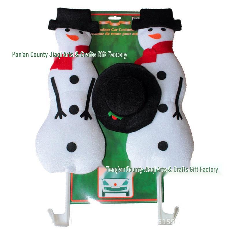 Car Decoration Reindeer Antlers - Christmas Ornaments for Show Cars
