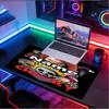 Custom Name Personalized Bride of Chucky Pattern Mousepad, Laptop PC Desk Mat, Decorative Desk Mat for Home Keyboard Pad Gift