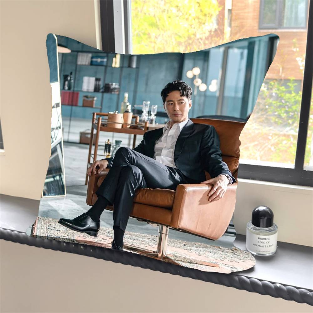 1PC KPOP idol Jo In-sung Pillow Case Square  Bedroom Sofa Leisure Comfort Cushion Car Home Decoration Pillowcase 40x40