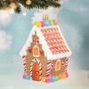 Gingerbread House Christmas Decoration Resin Gingerbread Christmas Tree Hanging Ornaments for Tree Holiday Party Home Decor