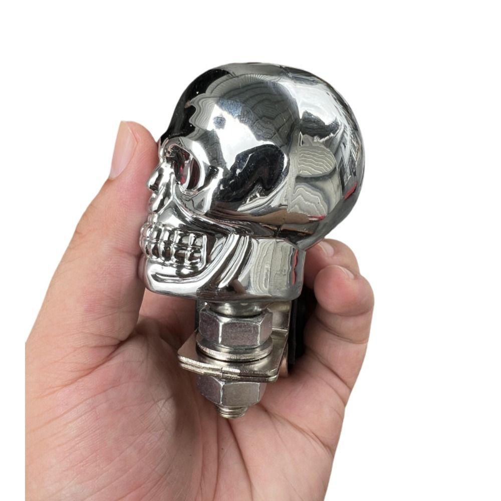 Skull Head Design Power Handle Metal Bearing Steering Wheel Spinner SUV