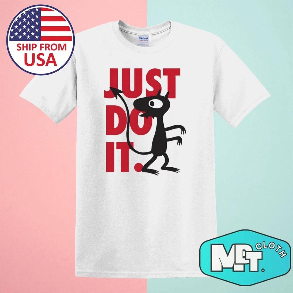 

Luci Disenchantment Just Do It Men s White Size S-5XL S
