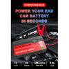 EAFC 2000A/600A  Jump Starter Portable Power Bank 12V Car Battery Booster with Dual USB Ports & LED Flashlight Fast Charging