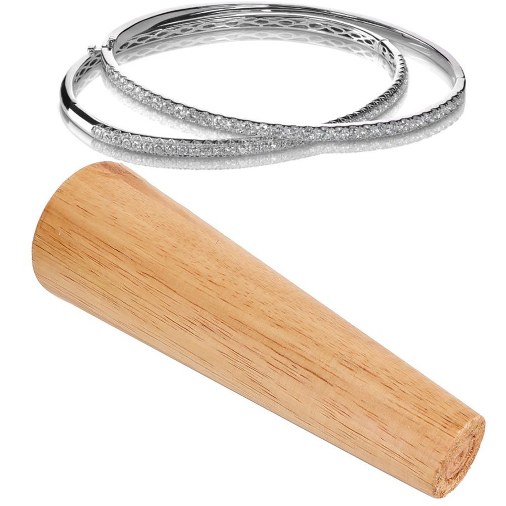 Metal Forming Wooden Bangle Mandrel Round Shape Bracelet Adjuster  Bracelet Adjusting