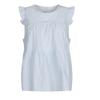 Shop   Women Sleeveless Summer Shirring Puff Layered Blouse White Naru Wbl 21296