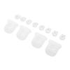8pcs Duckbill Valves and 4pcs Silicone Diaphragm Compatible for S32 Breastfeeding Pump Replacement