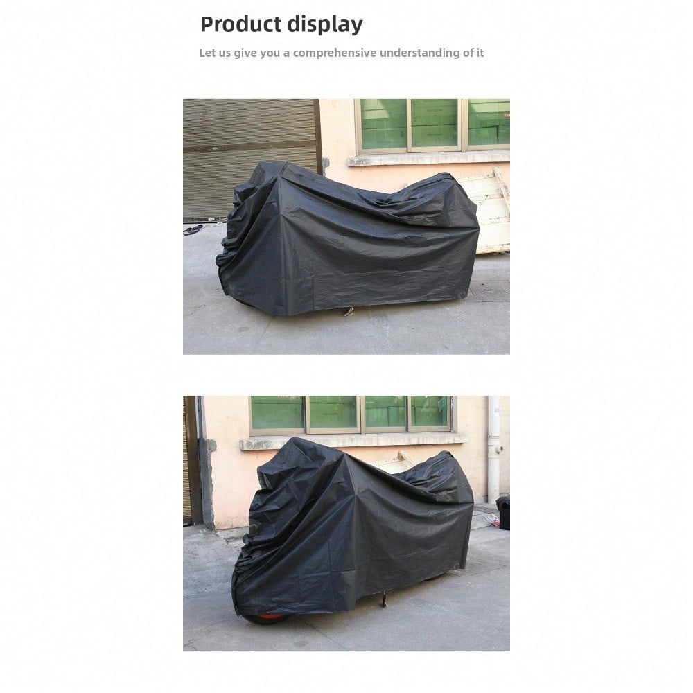 Motorcycle Cover, Single-layer Rain Protection and Sun Protection, Bicycle Cover, Electric Bike Protective Cover