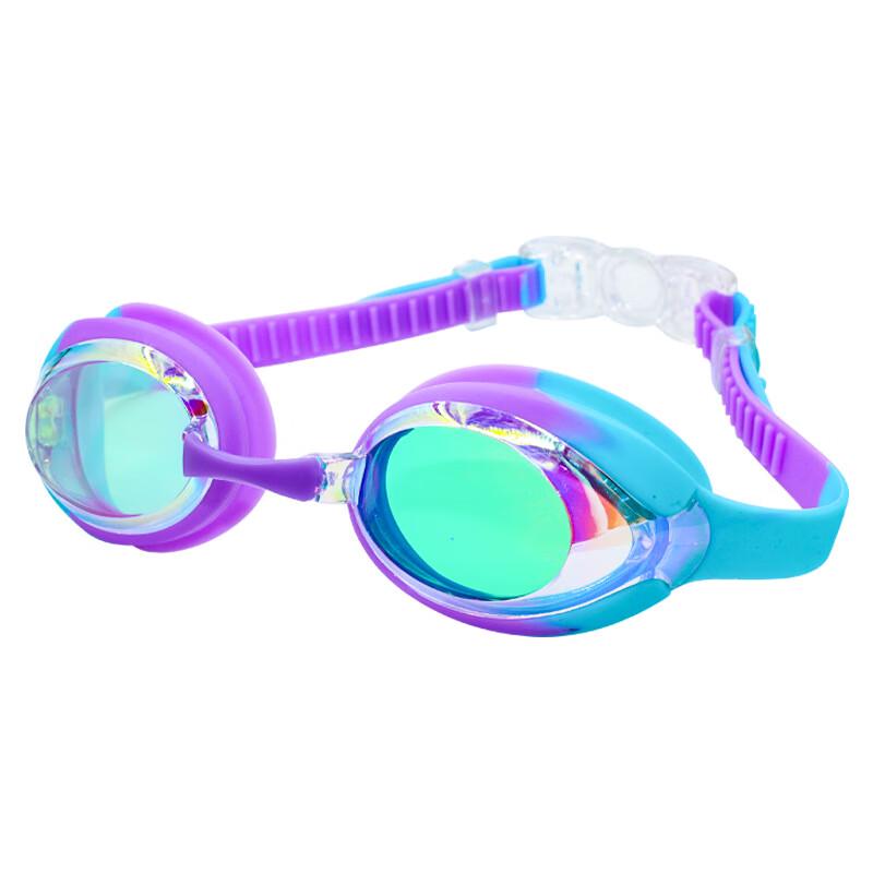 WEZHO Kids Electroplated HD Waterproof Anti-fog Swimming Goggles