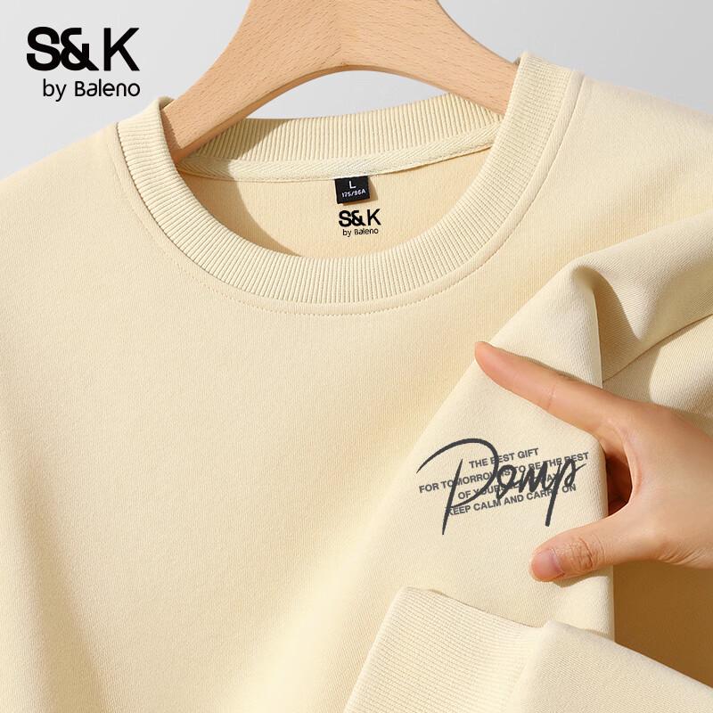 Baleno Men's S&K Series JPB Letter Print Pullover Sweatshirt