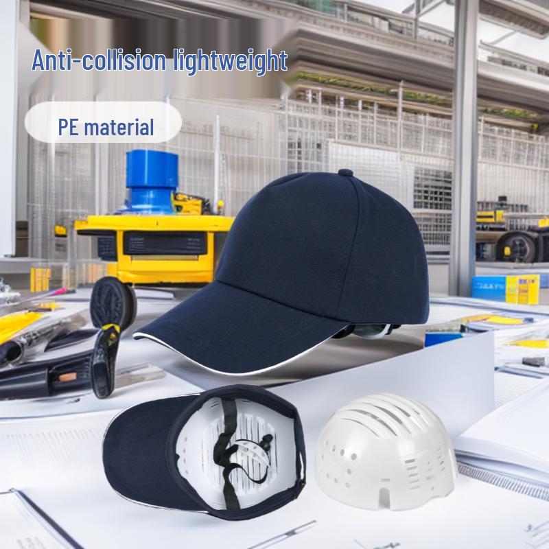 Lightweight Anti-Collision Breathable Duckbill Safety Helmet for Workshop and Worksite, Baseball Cap Style with Logo.