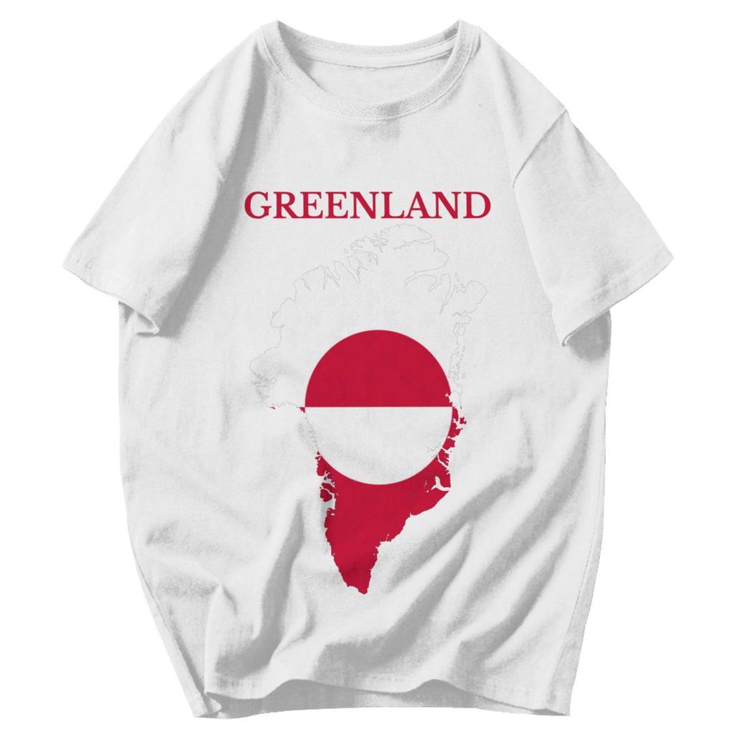 Men T Shirt Greenland Summer Y2K Graphic Short Sleeve Unisex Tops T Shirts