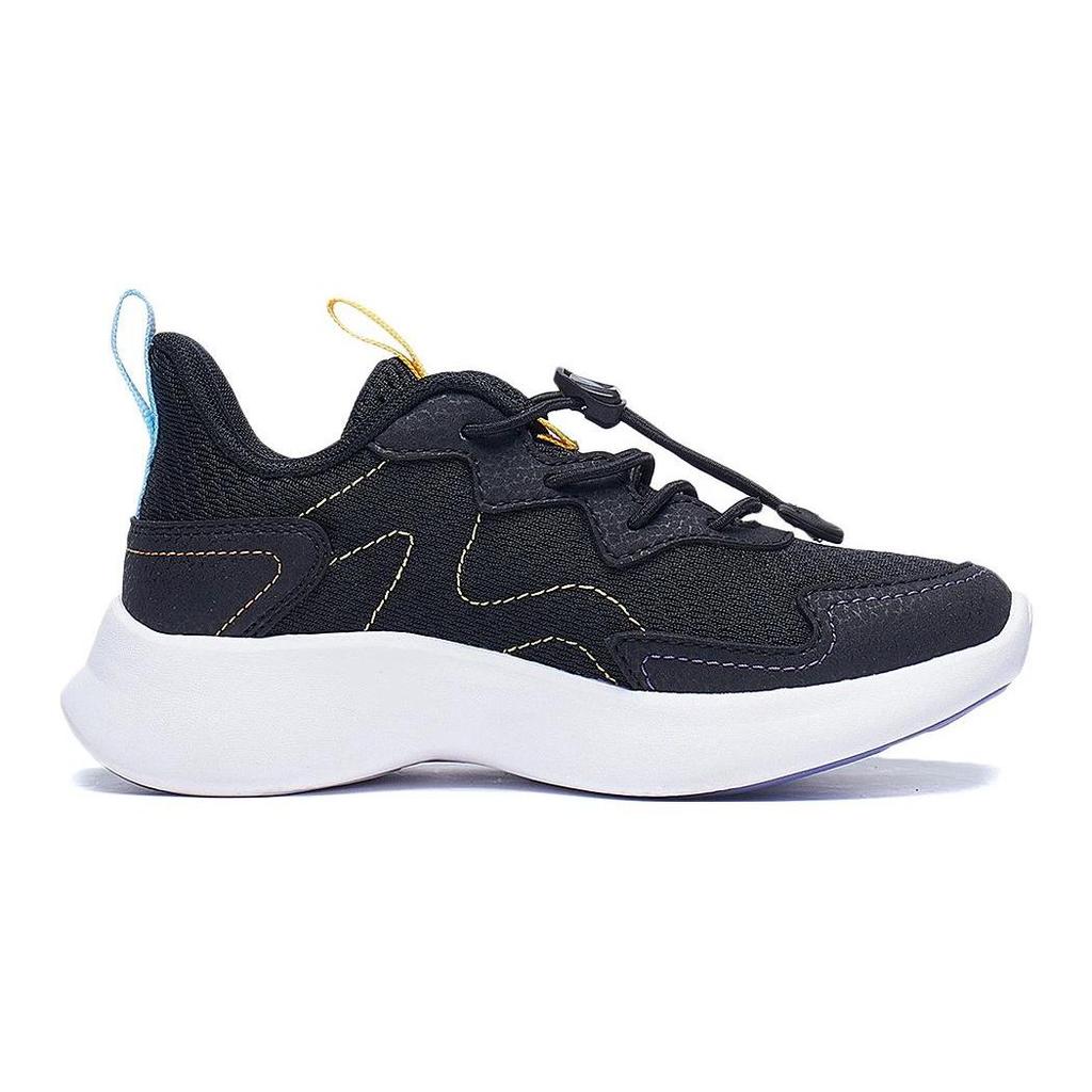 Li Ning Kids Ling Yue 3.5 Comfortable Shock Absorbing Durable Low Top Running Shoes Kids running shoes Black YKNT090-1