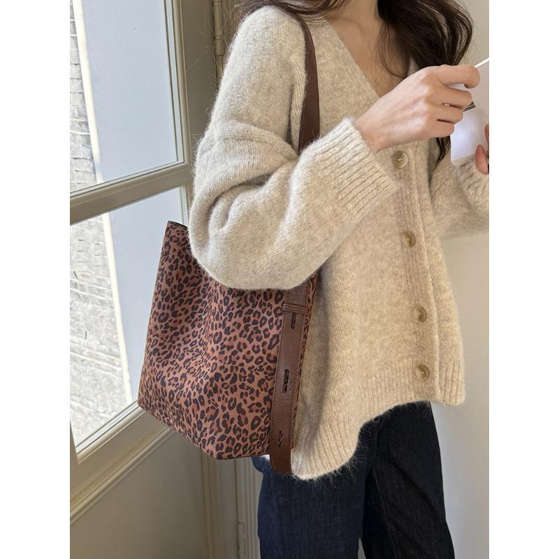 Ретро Сумка-Ведро, Одноплечевая Сумка-Кроссбоди Женская Сумка-Тоут