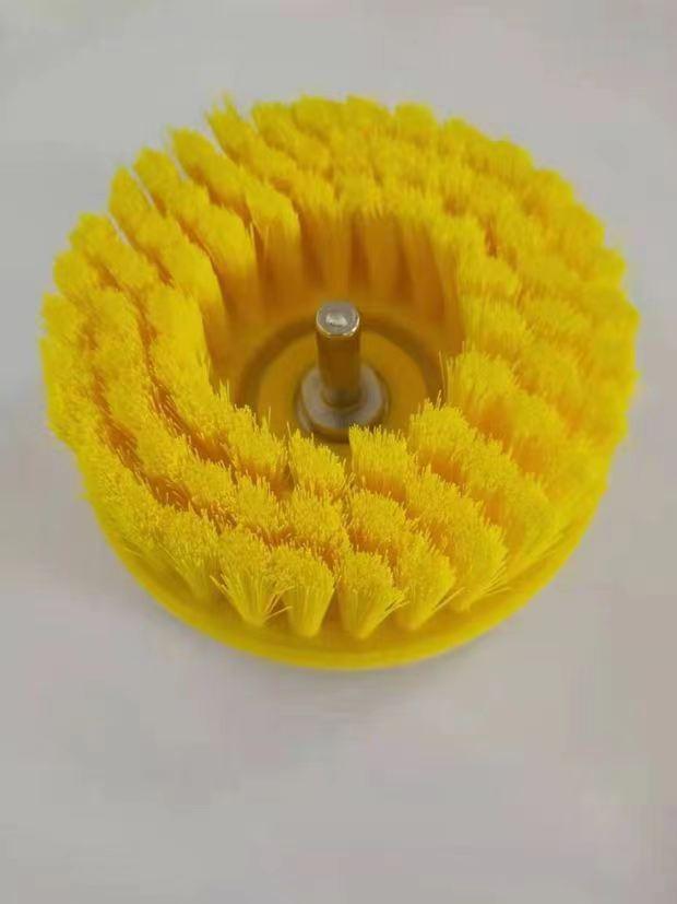 Electric Drill Nylon Bristle Cleaning Brush - Round Disc for Home Cleaning