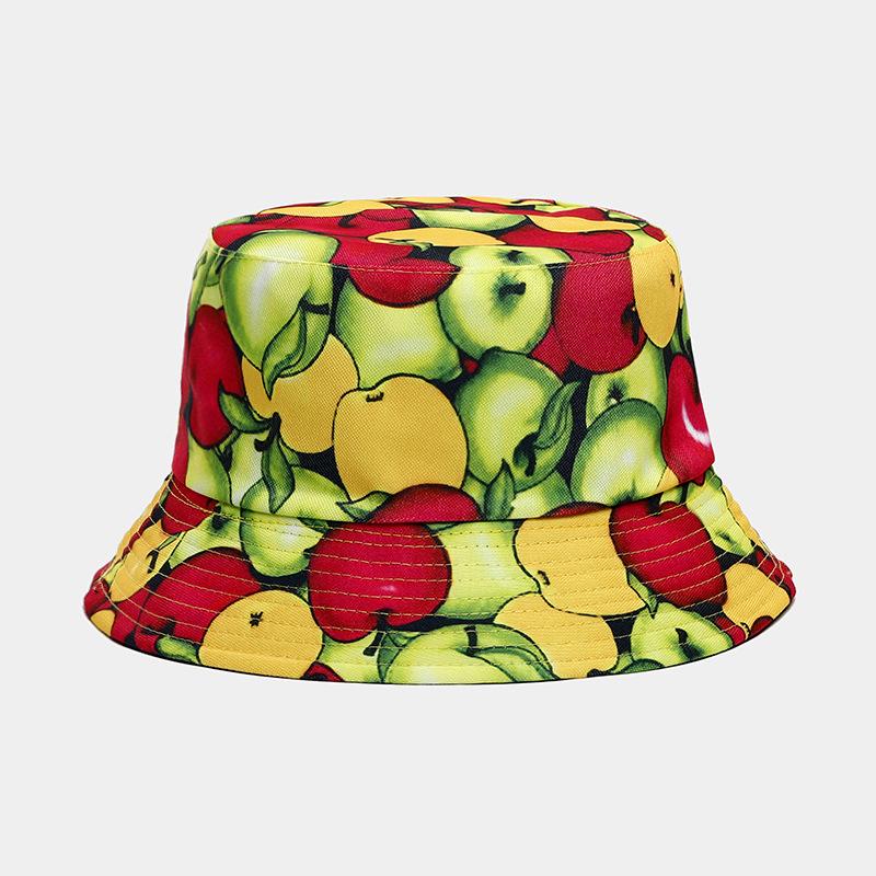 Unisex-Sonnenhut mit Fruchtmuster für Freizeitaktivitäten im Freien und Sommerreisen