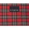 YUTHENTIC Check Sleeve Muffler Red Check AX5XF85068