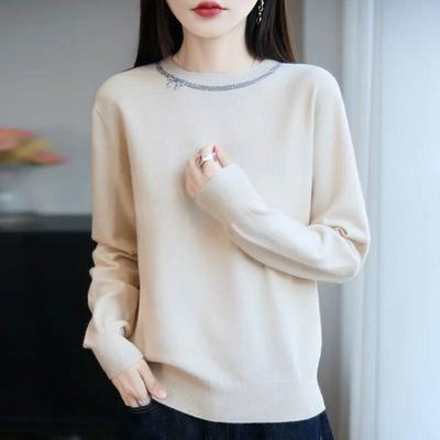 Suéter para Mulheres Outono Inverno Espessado Quente Tricotado Elástico Manga Longa Tops Oversize