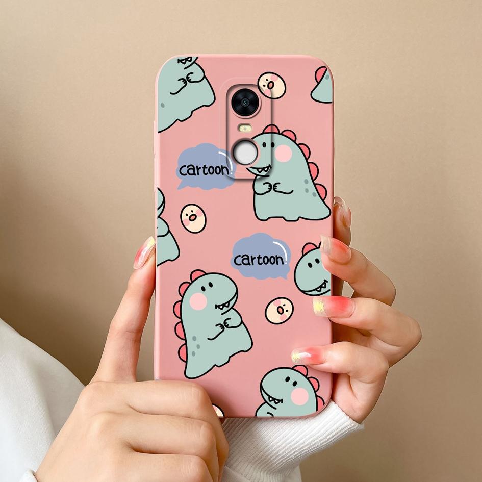 Hülle für Redmi Note 8 7 7S 9 9S 9T 10 10S 10T 5 K80 Pro Max Plus Freche Dinosaurier-Muster Weiches Silikon Premium Schutzhülle für Redmi Capa