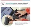 Mouse Wireless 2.4G ad Anello per Dita per Computer, Telefoni e Tablet