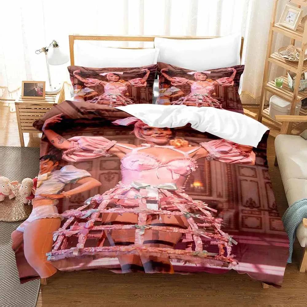 Sexy Singer Bedding Set Twin Single Queen King Size Bedclothes Aldult Bed Linen For Boys Bedroom Duvet Cover Bed Set