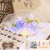 Mid-Autumn Festival Handmade Hairpin & Flower Fan Decoration Kit for Hanfu and Ma Mian Skirt - Ancient Style Photography Accessories