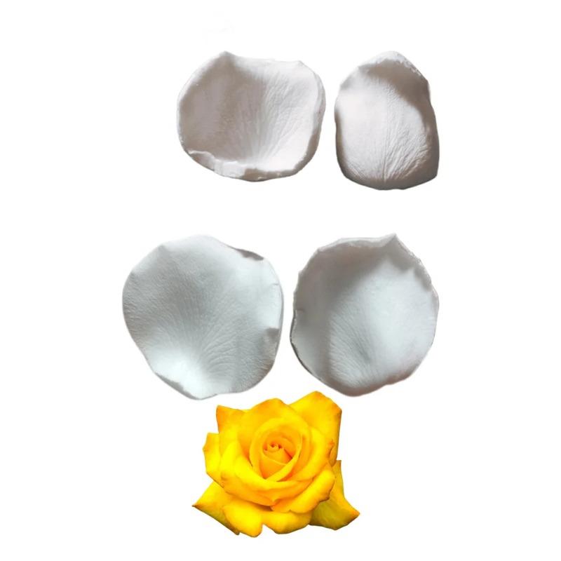 2pcs Large Rose Silicone Molds 3D Fondant Flower Cooking Wedding Decoration Baking Sugar Craft Moulds Clay Petal DIY Cake M2980