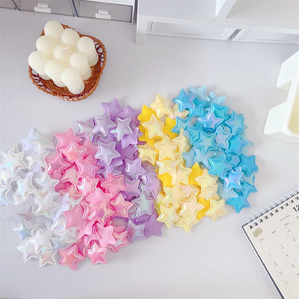 10pcs Card Cover Decorative Accessories Materials Five-Pointed Star Accessory DIY Gift Decoration Packaging Girl Heart Cute