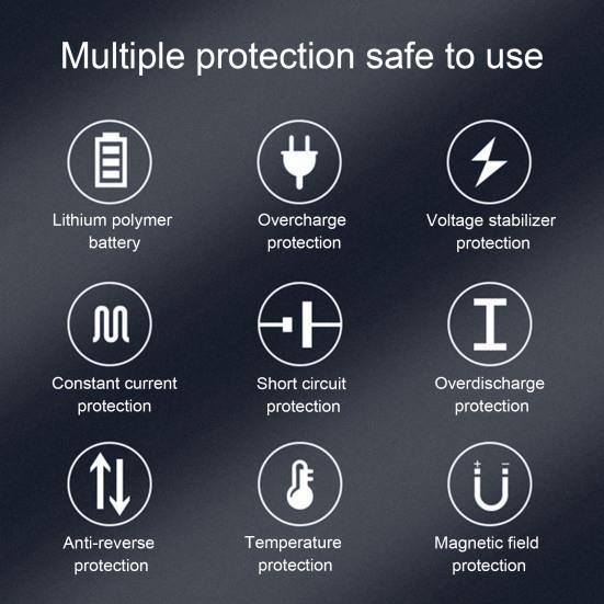 12V Lithium-Auto Starthilfe Batterie 4800mAh Tragbare Power Pack mit Schnell Ladung High-Helligkeit Notfall