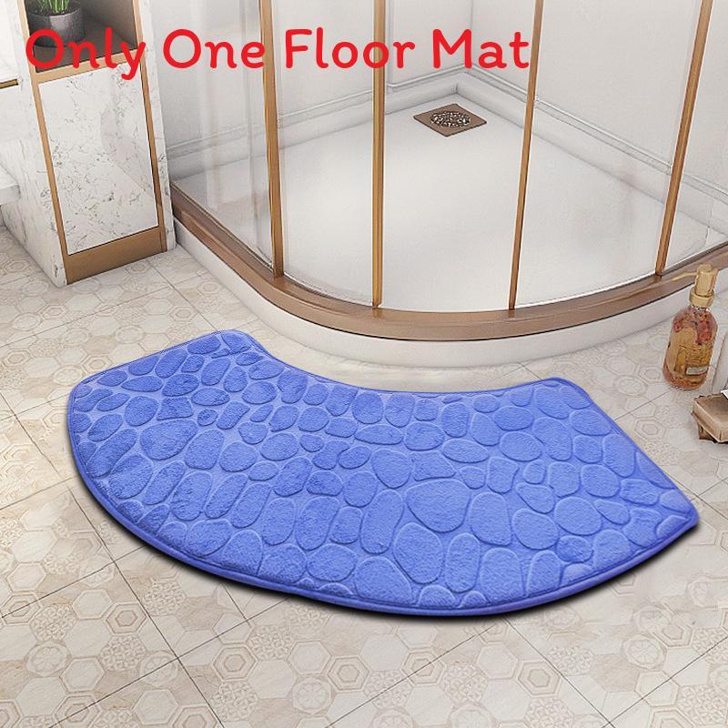 Polyester Non Slip Bathroom Mat With Absorbent Surface For Home Use