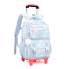 Zaino Scolastico con Ruote Zaino Trolley per Bambine Studentesse Zaino a Ruote Trolley Borsa Scolastica Trolley da Viaggio Bagaglio