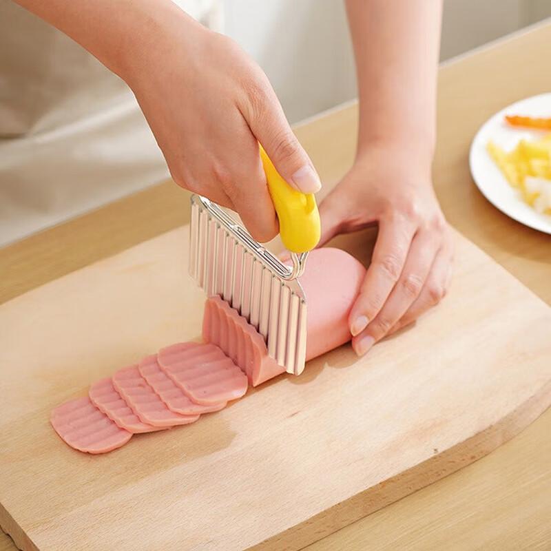 

SP SAUCE Stainless Steel Ripple Edge Potato and Vegetable Slicer