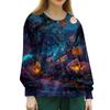 Women's Casual Long Sleeve Single Breasted  Printed Dry-nurse Top