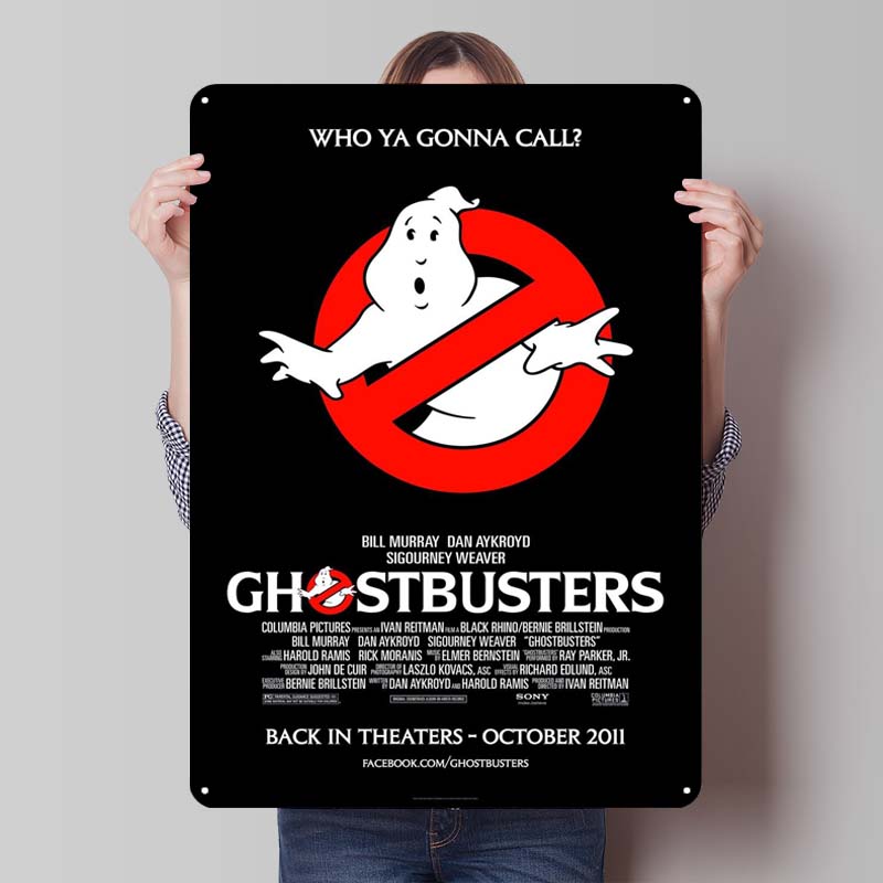 Classic Movie Metal Poster Wall Art Mural Custom Vintage Metal Tin Signs for Wall Art Decoration Man Cave Room Wall Sign Deco