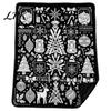 Customizable Souvenir for Birthdays Christmas DIY Coloring Blanket Adults And Kids, Color Your Own Blanket, 59" x 51" Soft Cozy Polyester Couch Cover