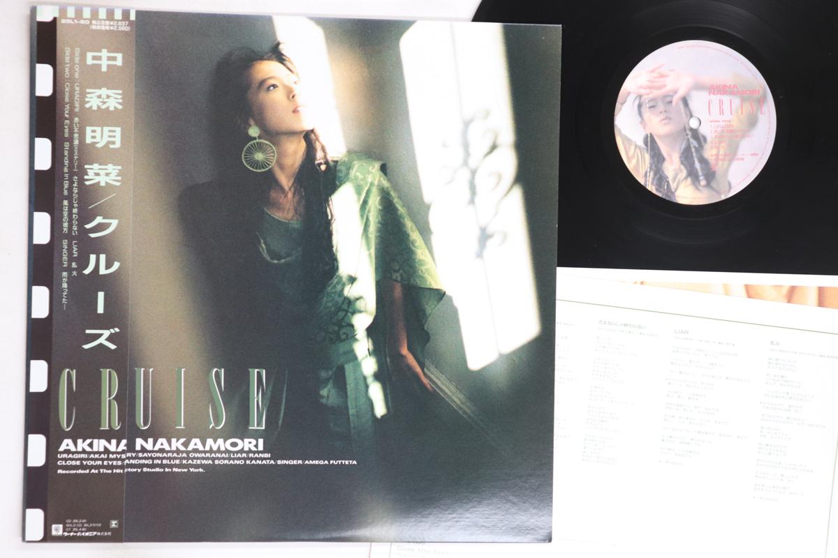 

LP Пластинка AKINA NAKAMORI - Cruise 25L180 REPRISE 1989 Япония Оби Японский Поп/Рок Б/У