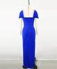 Elegant Rhinestone-Encrusted Bodycon Evening Dress